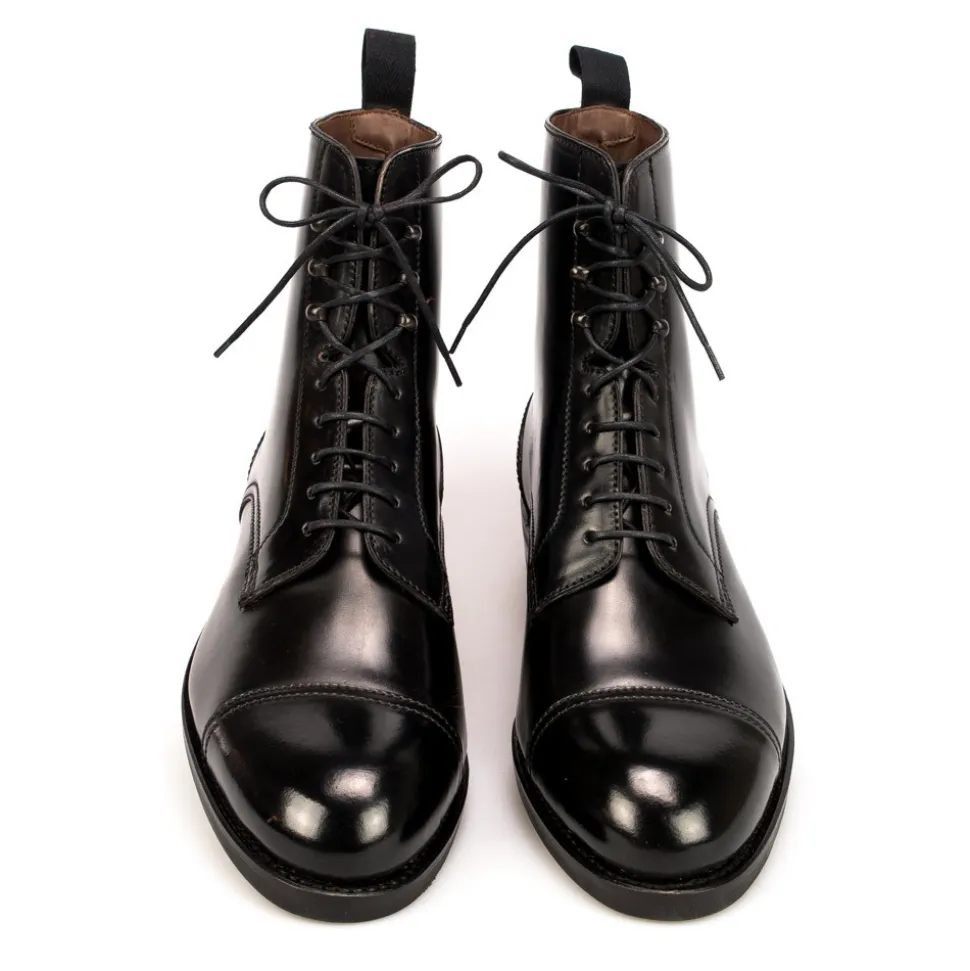 BOTAS EN CORDOVAN NEGRO 80184 OSCAR