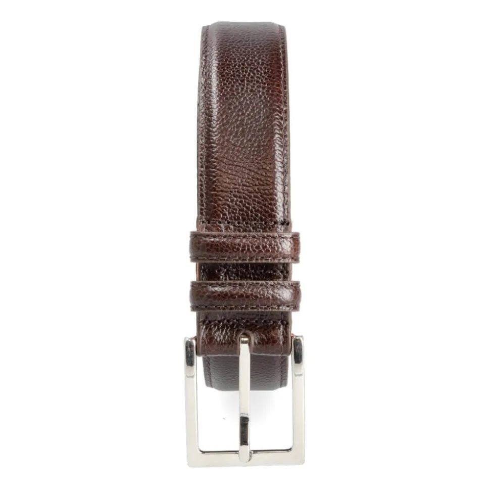 CINTURÓN PIEL HOMBRE GRAIN MARRÓN