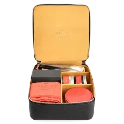 KIT DE CUIDADO DE LUJO PARA ZAPATOS DE PIEL DE BECERRO - MARRÓN